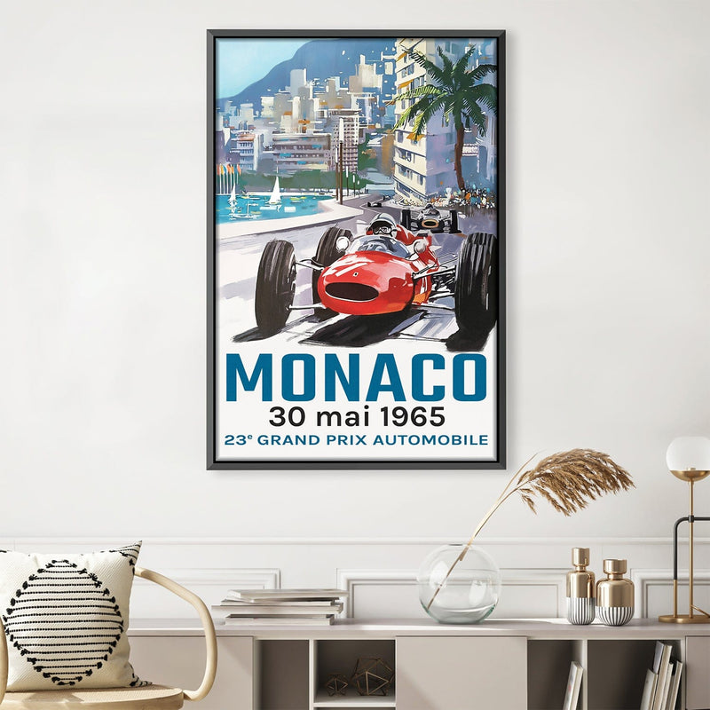 Monaco 1965 Canvas