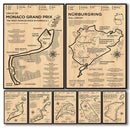GobekUsa Monaco Grand Prix Racing Canvas Wall Art