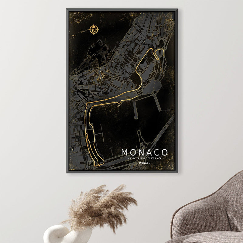 Monaco Track Canvas