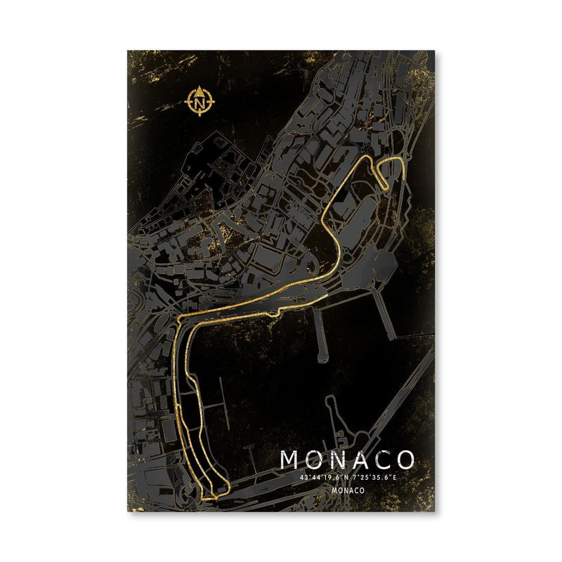 Monaco Track Canvas