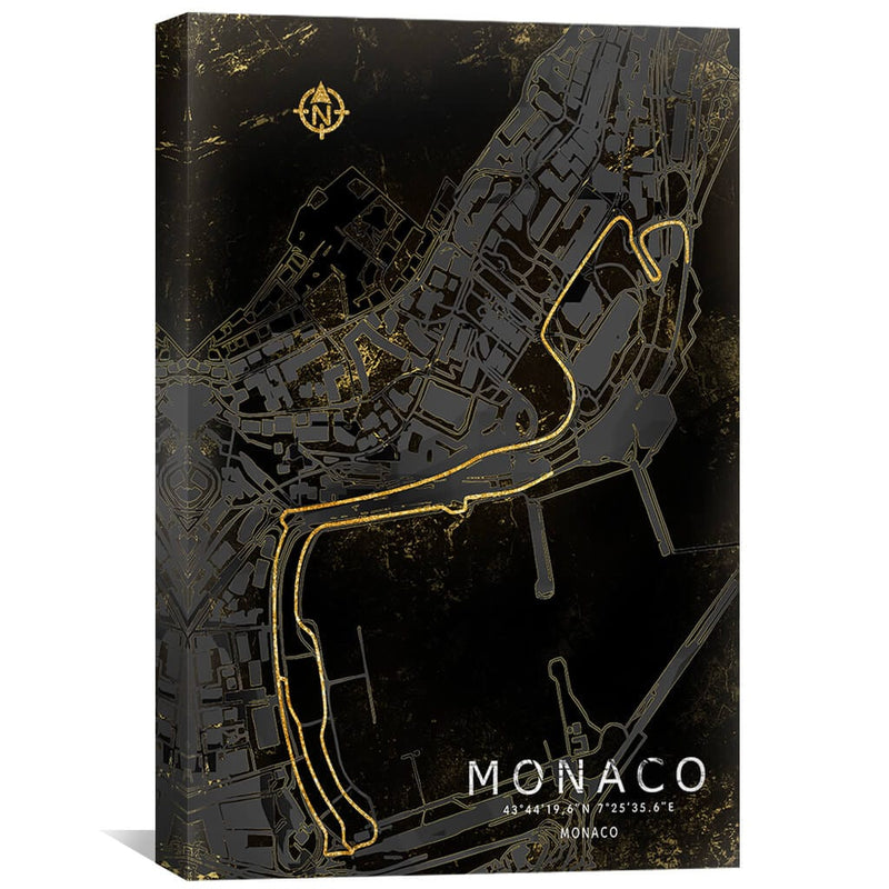 Monaco Track Canvas