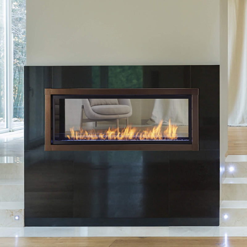 Monessen Artisan AVFL 48" Vent-Free See-Through Linear Fireplace With Intellifire Touch 2.0 Ignition System [AVFLST48N/PIF] (SAK15673)