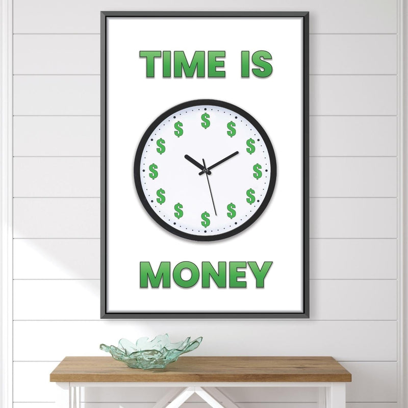 Money Clock Canvas