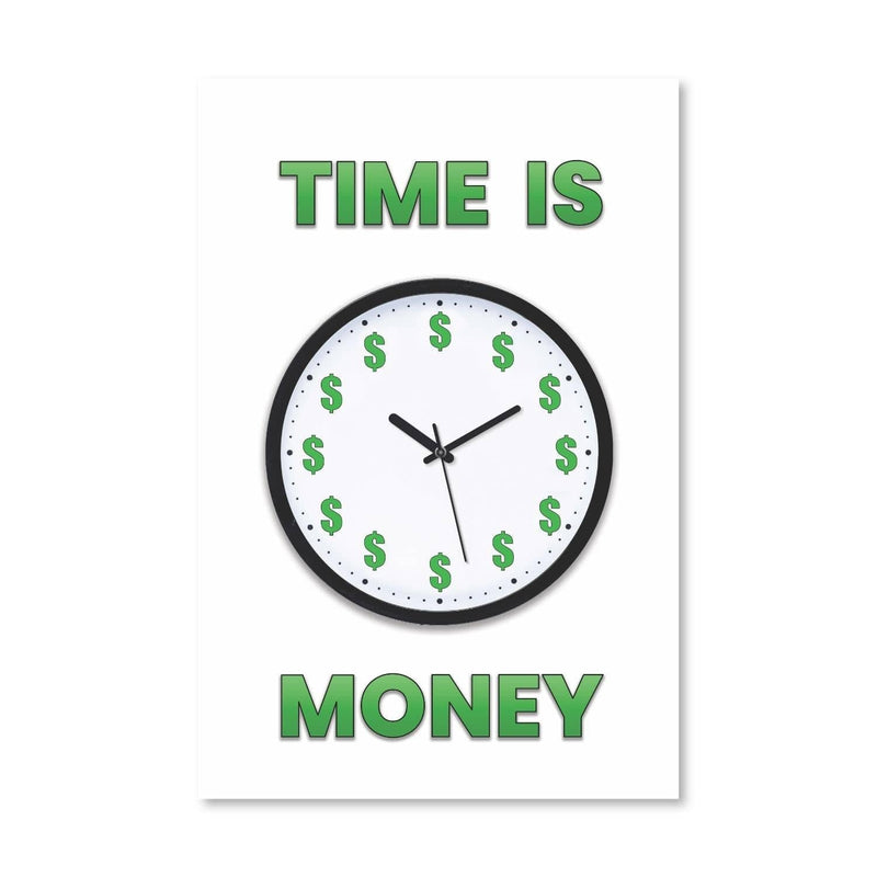 Money Clock Canvas