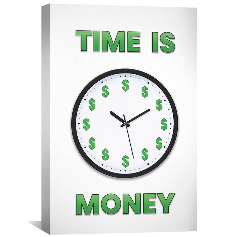 Money Clock Canvas