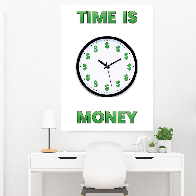 Money Clock Canvas