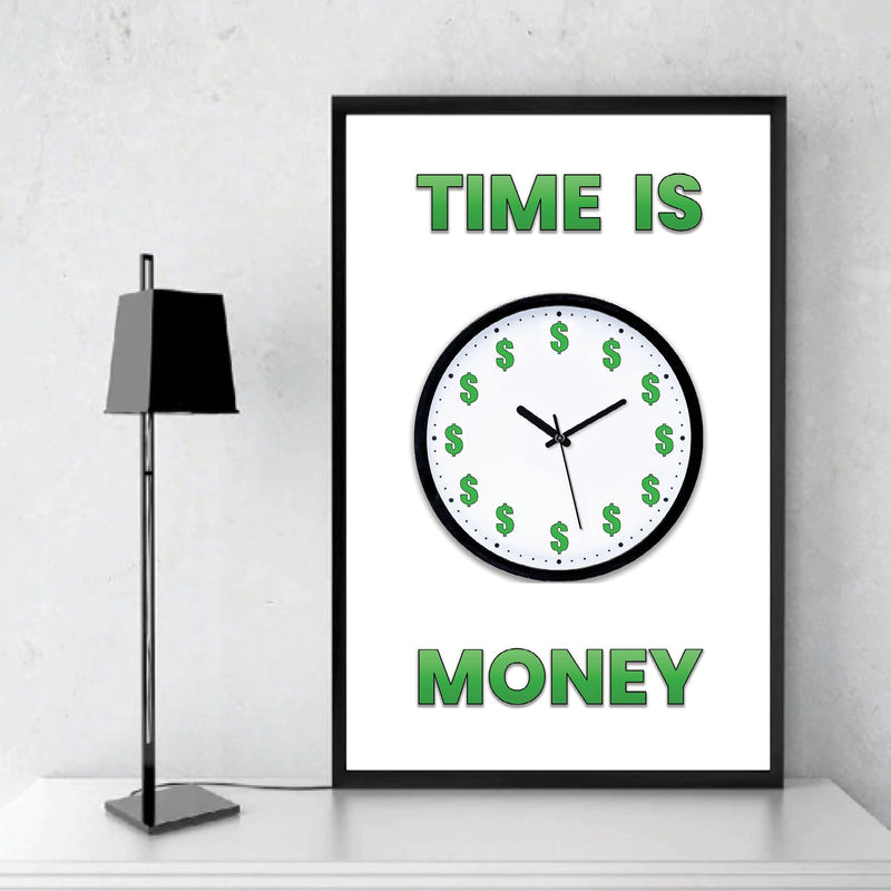 Money Clock Canvas