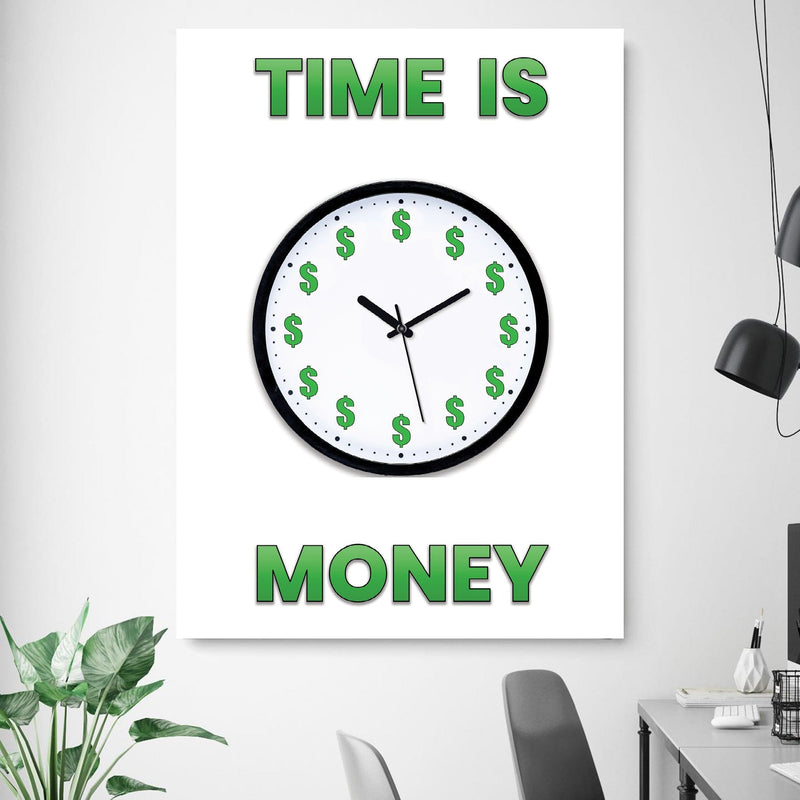 Money Clock Canvas