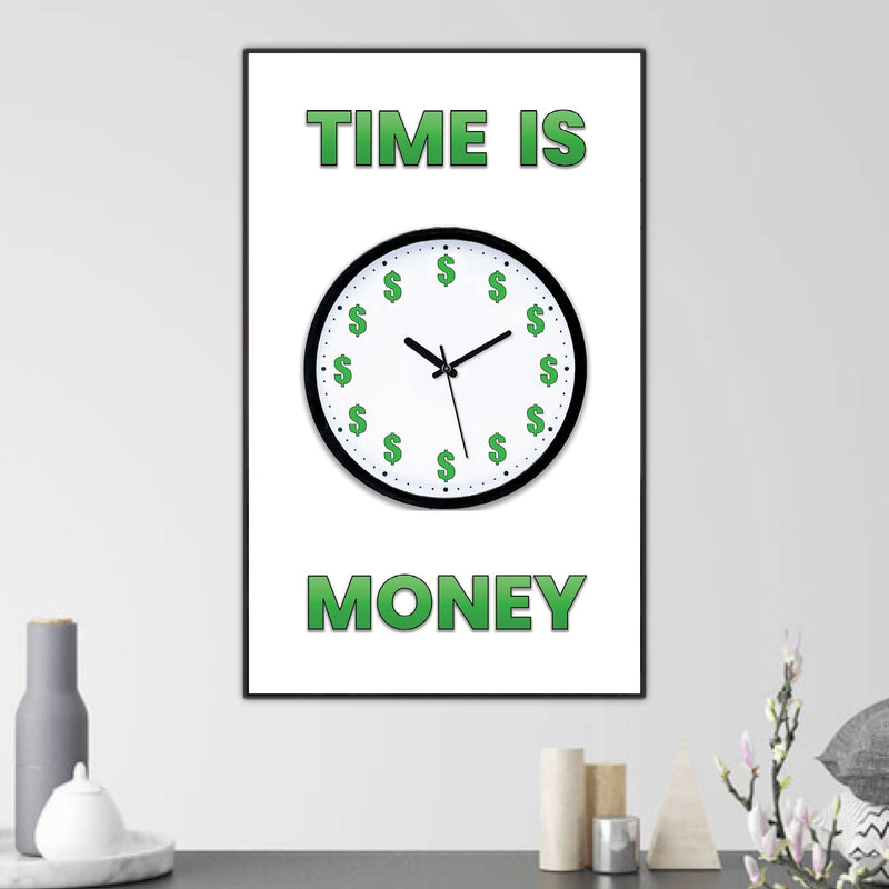 Money Clock Canvas