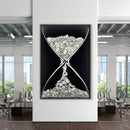Money Hourglass Canvas