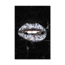 Money Lips Canvas