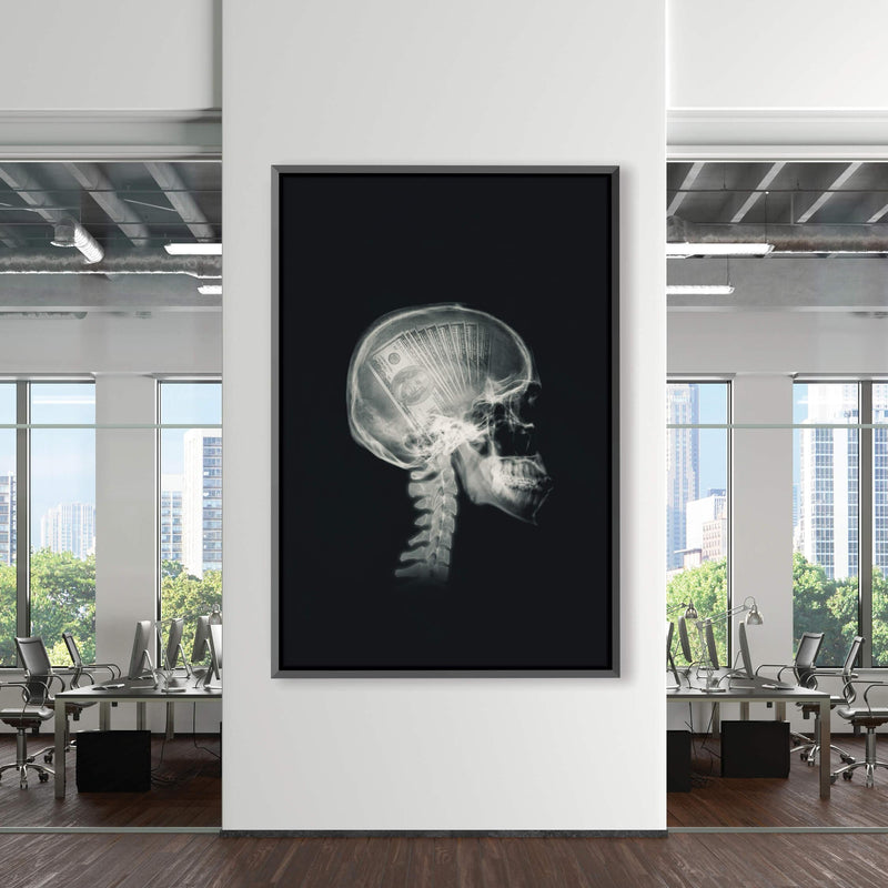 Money Mind X-ray Canvas