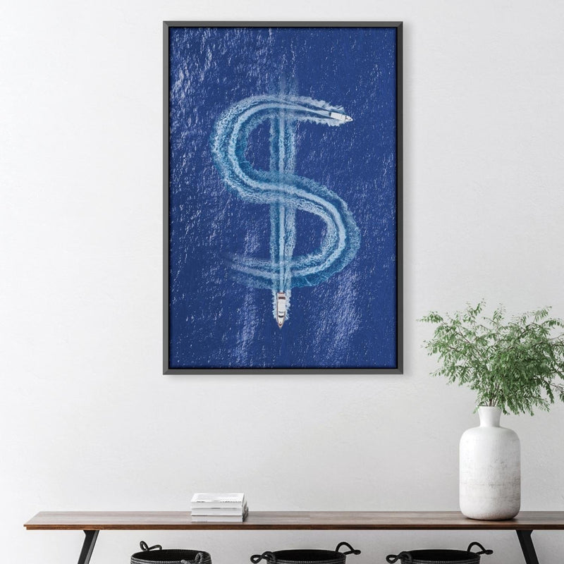 Money Yacht Canvas