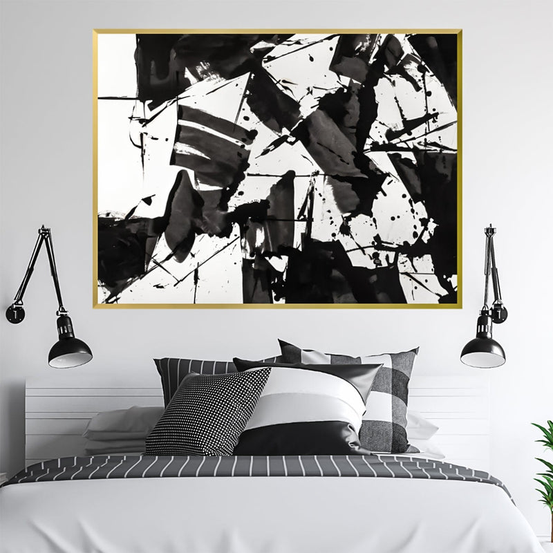 Monochromatic Symphony Canvas