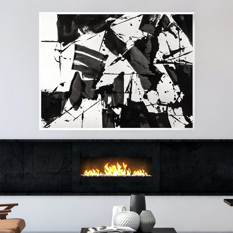 Monochromatic Symphony Canvas