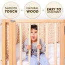 Full Montessori Floor Bed Frame for Toddlers with Fence