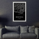 Montreal Black Canvas