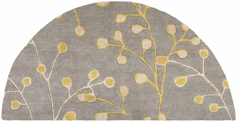 Elsu Mustard Wool Area Rug