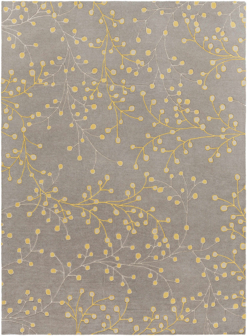 Elsu Mustard Wool Area Rug