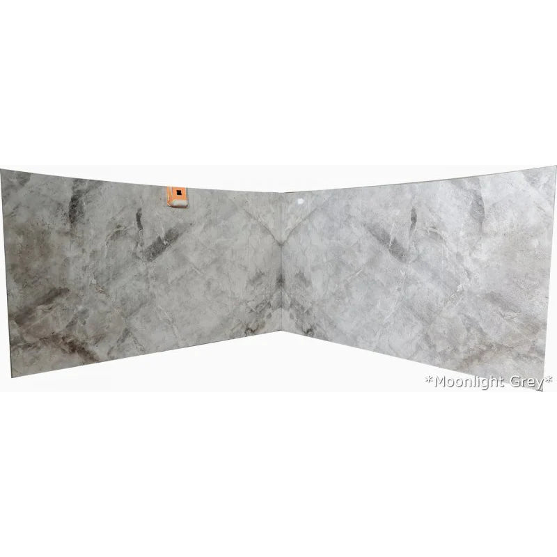 Moonlight Gray Bookmatching Polished Marble Slab