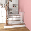 Wide Walk Through Pressure Mounted Baby Gate For Stairs