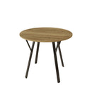 Modern Round Dining Table Compact Durable Scratch Resistant