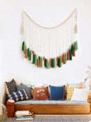 GobekUsa Moroccan Bohemian Wall Decor Tapestry Curtain Homestay Woven Macrame Sofa Tapestry Livingroom Wall Boho Decoration Home Decor