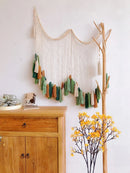 GobekUsa Moroccan Bohemian Wall Decor Tapestry Curtain Homestay Woven Macrame Sofa Tapestry Livingroom Wall Boho Decoration Home Decor
