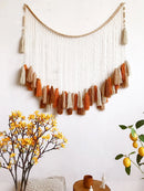 GobekUsa Moroccan Bohemian Wall Decor Tapestry Curtain Homestay Woven Macrame Sofa Tapestry Livingroom Wall Boho Decoration Home Decor