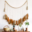 GobekUsa Moroccan Bohemian Wall Decor Tapestry Curtain Homestay Woven Macrame Sofa Tapestry Livingroom Wall Boho Decoration Home Decor