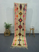GobekUsa Moroccan Handmade Azilal Rug 2.7m x 0.7m