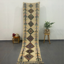 GobekUsa Moroccan Handmade Azilal Rug 3m x 0.7m