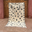 GobekUsa Moroccan Handmade Beni Ouarain Carpet 2.5m x 1.5m
