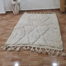 GobekUsa Moroccan Handmade Beni Ouarain Rug 1.5m x 1m