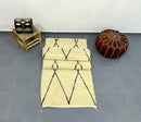 GobekUsa Moroccan Handmade Beni Ouarain Rug 2.8m x 0.7m