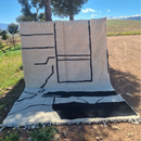 GobekUsa Moroccan Handmade Beni Ouarain Rug 3m x 2m