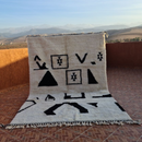GobekUsa Moroccan Handmade Beni Ouarain Rug 3m X 2m