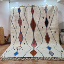 GobekUsa Moroccan Handmade Beni Ouarain Rug 3m x 2m