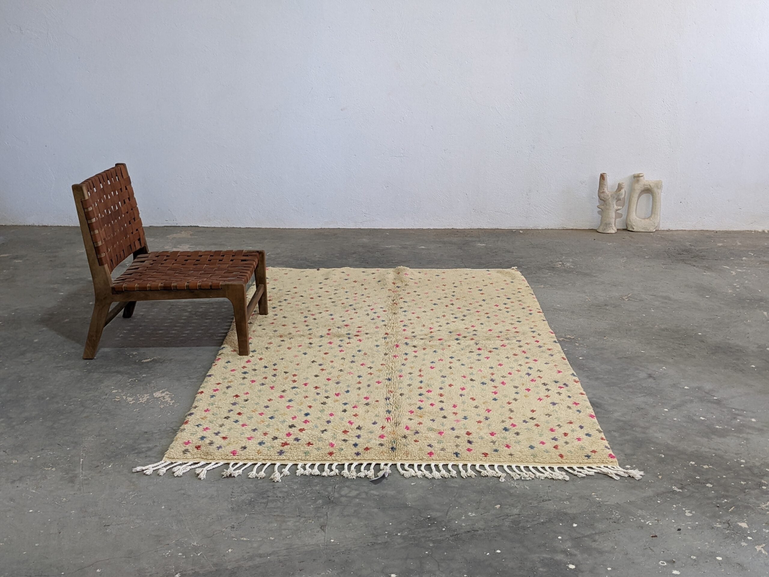 Moroccan Handmade Traditional Azilal Rug 244 X 148 Cm
