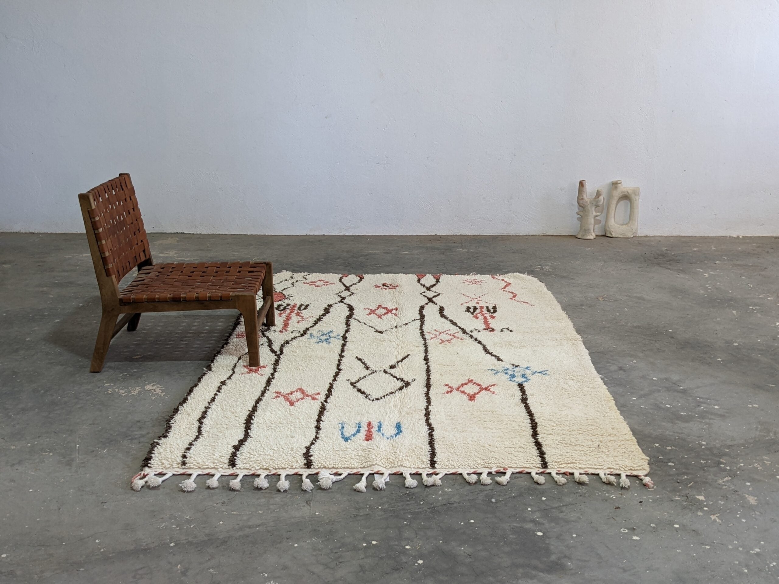 Moroccan Handmade Traditional Azilal Rug 253 X 165 Cm