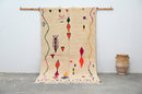 GobekUsa Moroccan Handmade Traditional Azilal Rug 260 X 148 Cm
