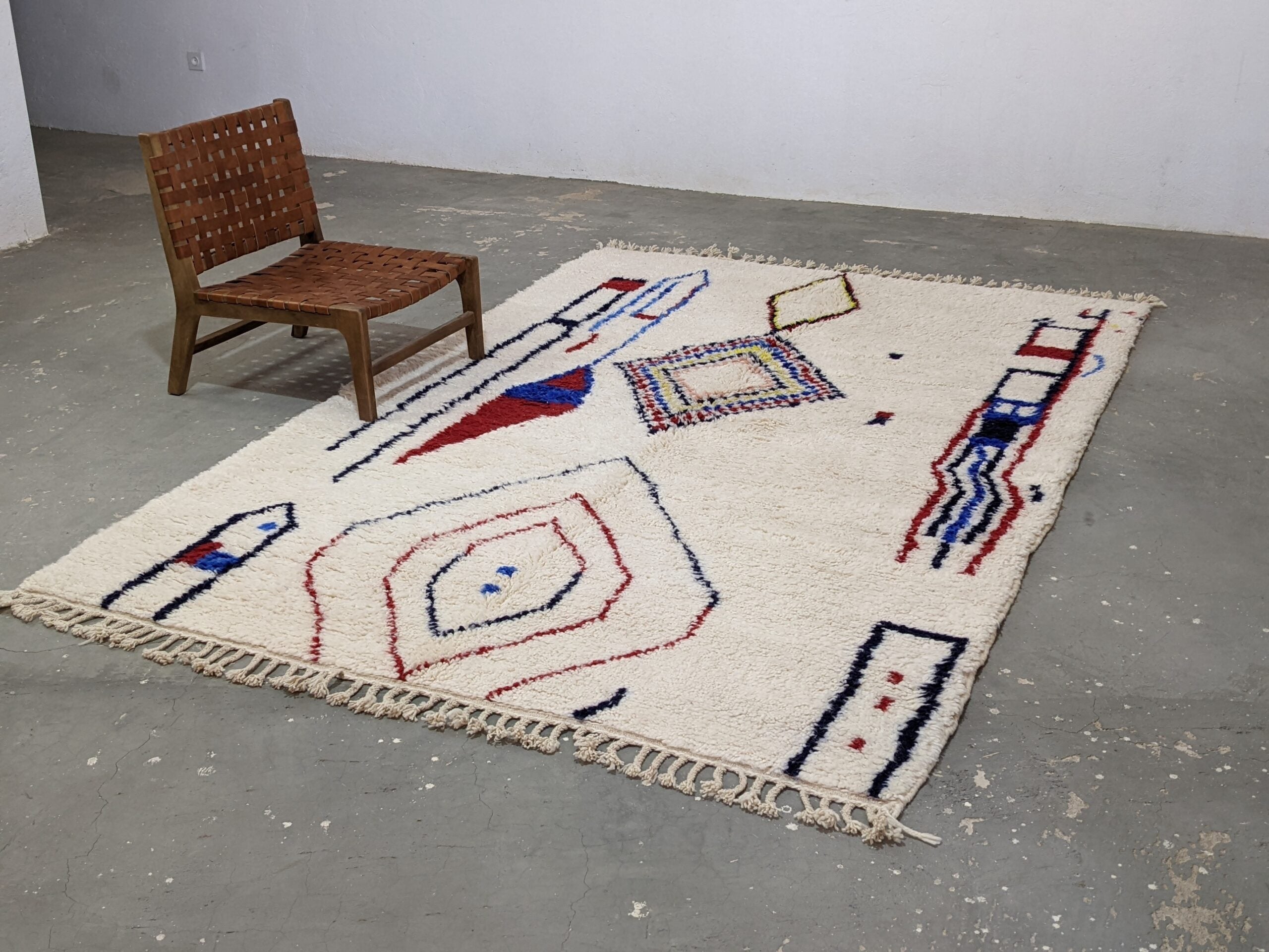 Moroccan Handmade Traditional Azilal Rug 300 X 200 cm