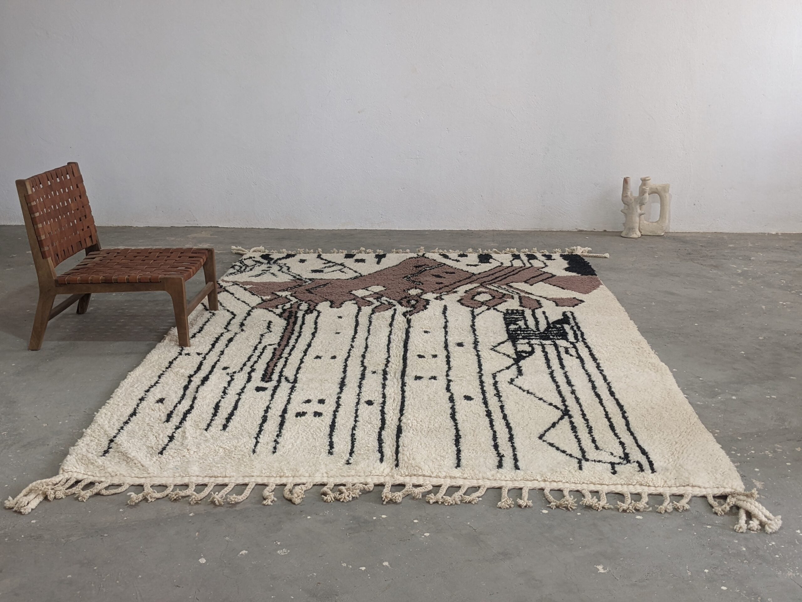 Moroccan Handmade Traditional Azilal Rug 317 X 215 Cm