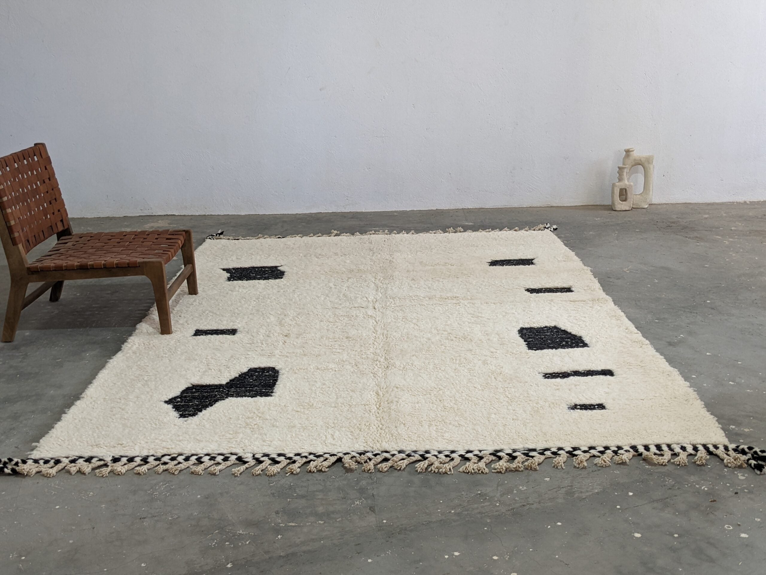 Moroccan Handmade Traditional Beni Ouarain Rug 290 X 210 Cm