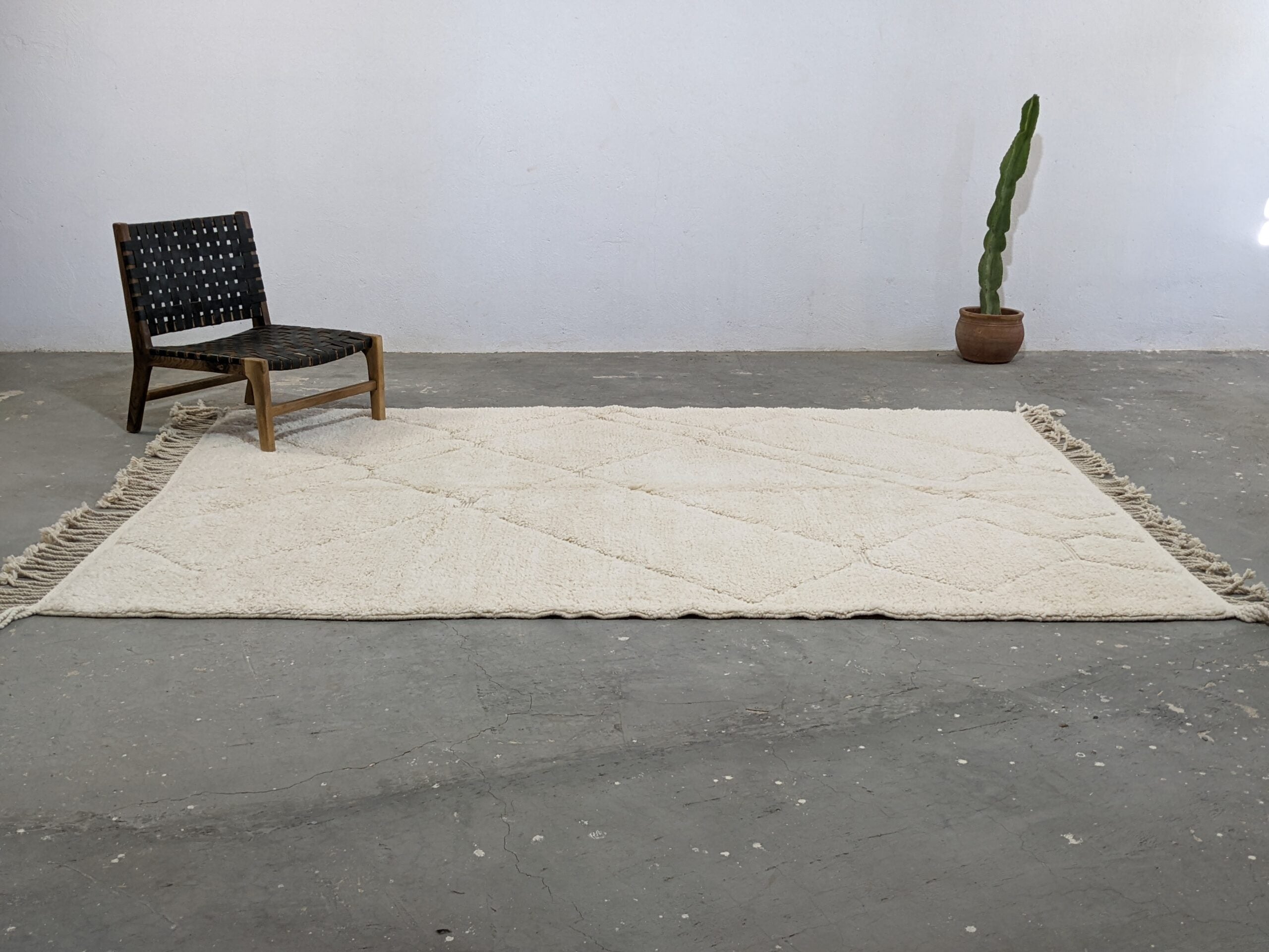 Moroccan Handmade Traditional Beni Ouarain Rug 295 X 214 Cm