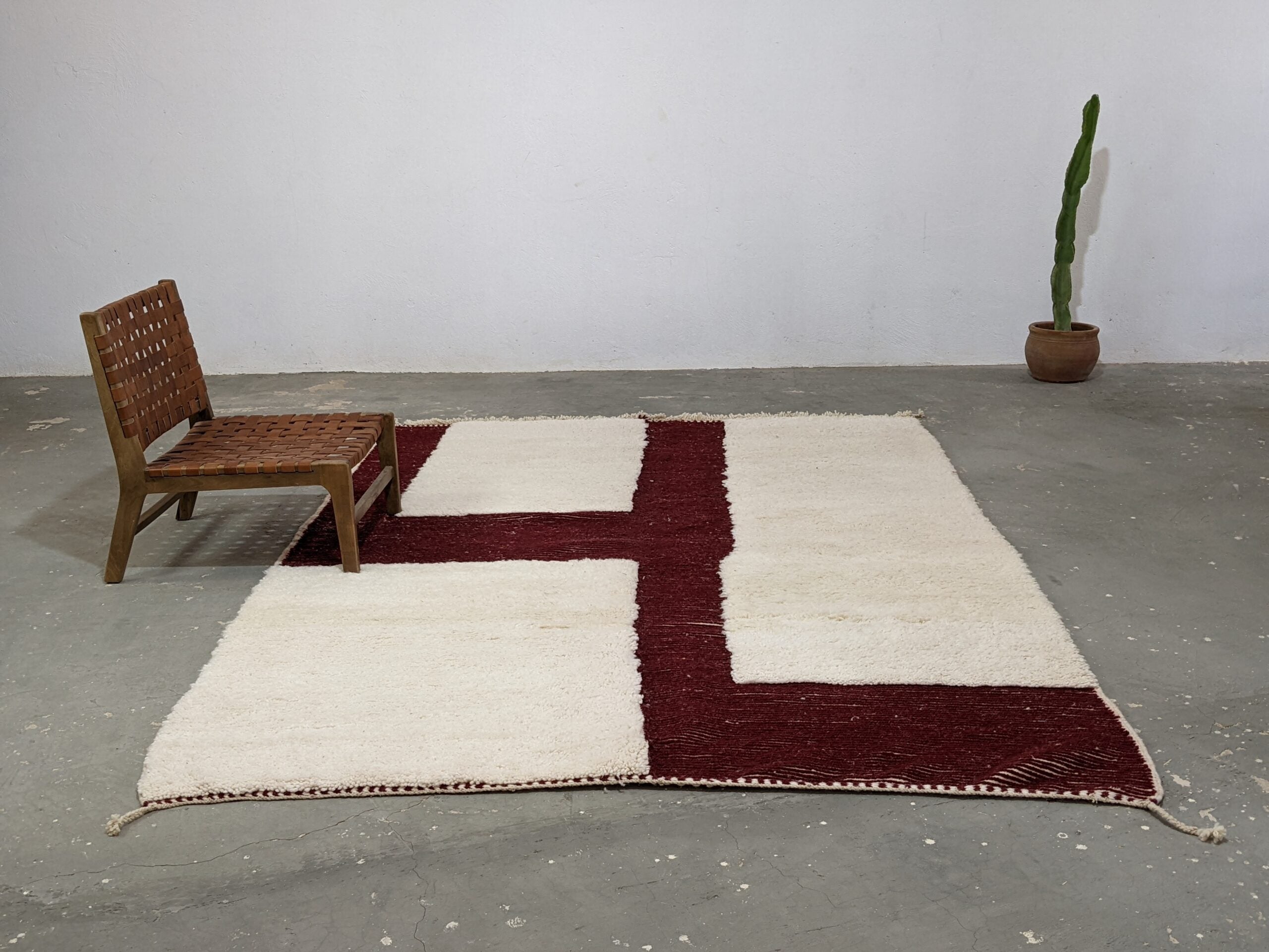 Moroccan Handmade Traditional Beni Ouarain Rug 297 X 206 Cm