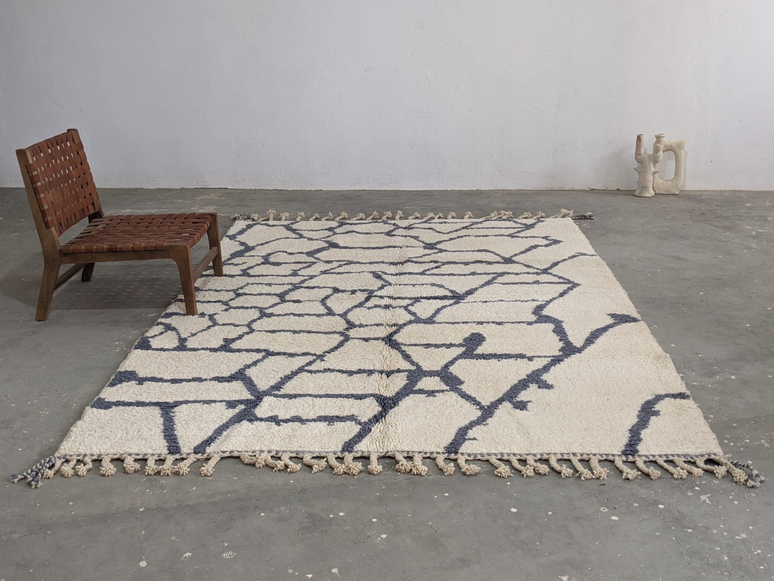 Moroccan Handmade Traditional Beni Ouarain Rug 297 X 208 Cm