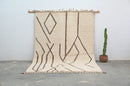 GobekUsa Moroccan Handmade Traditional Beni Ouarain Rug 300 X 210 Cm
