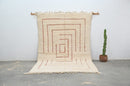 GobekUsa Moroccan Handmade Traditional Beni Ouarain Rug 302 X 200 Cm