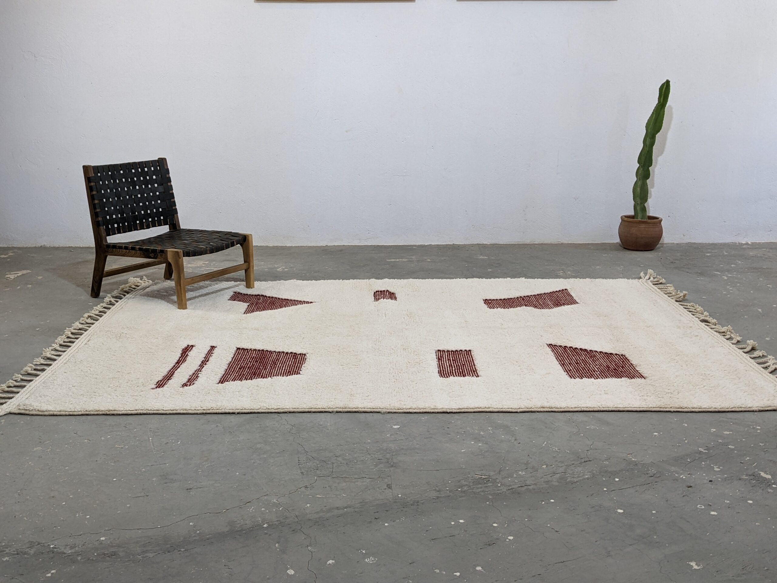 Moroccan Handmade Traditional Beni Ouarain Rug 303 X 214 Cm